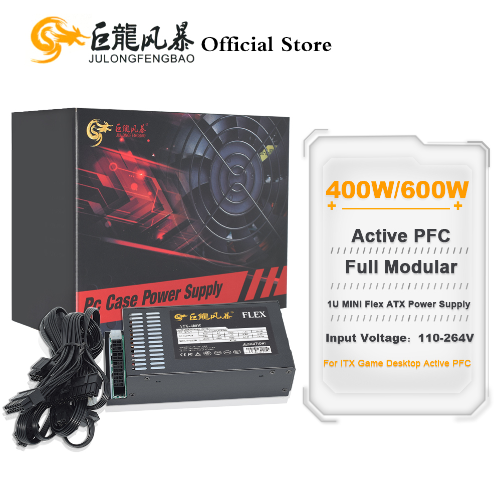 JULONGFENGBAO Full Modular 110 - Flex Atx Power Supply 600W 1U ulasan dan harga