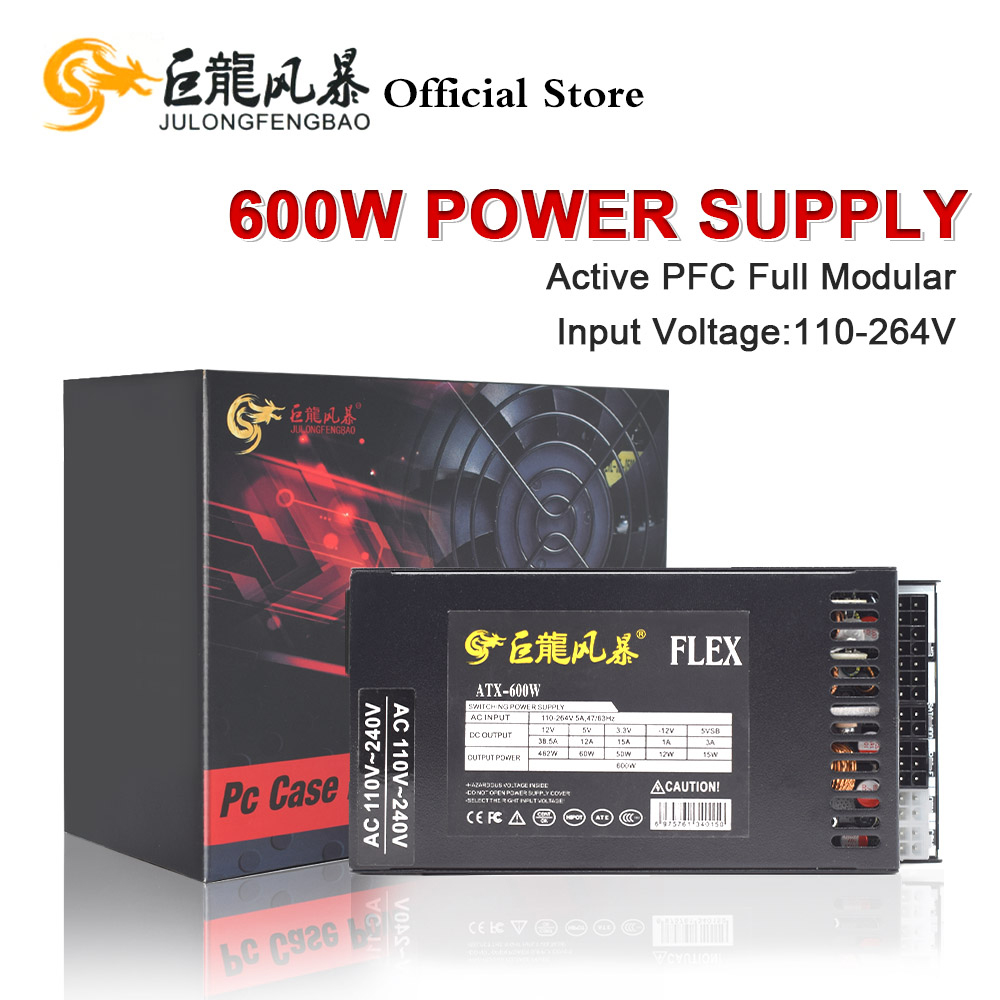 600W Full Modular 1U Flex ATX  - Flex Atx Power Supply 600W 1U ulasan dan harga