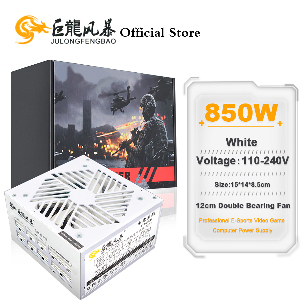 JULONGFENGBAO 110-240V Game Fo - 1000W White Modular Power Supply ulasan dan harga
